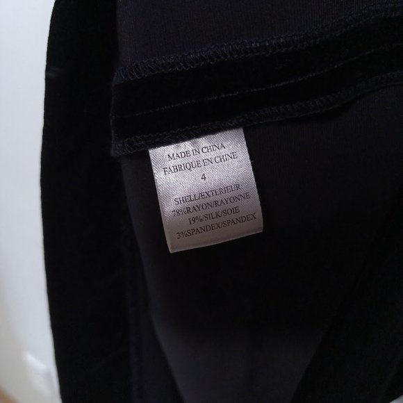 Theory Birkita Velvet One Shoulder Mini Cocktail Dress in Black Size 4 NWT LBD - Picture 5 of 7